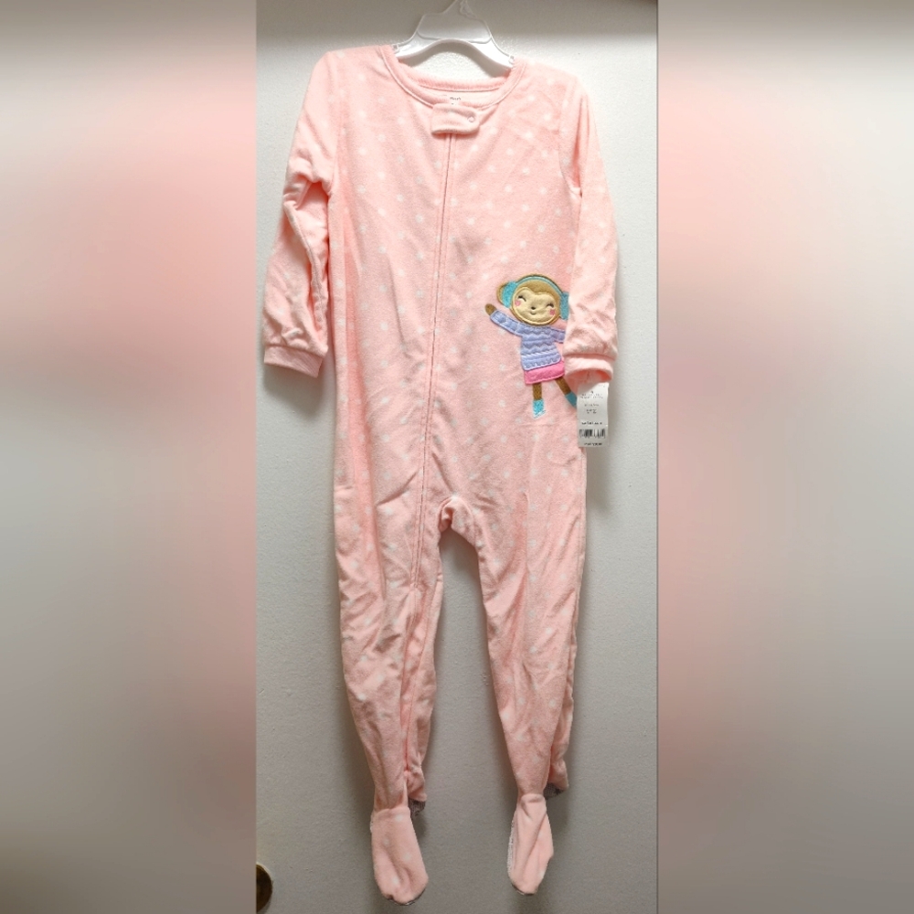 Carter's 4T Fleece Footsie Onesie